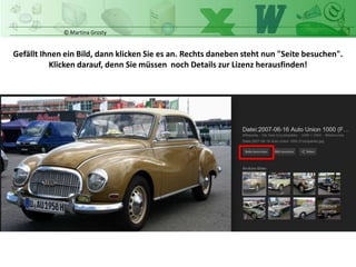 © Martina Grosty
Gefällt Ihnen ein Bild, dann klicken Sie es an. Rechts daneben steht nun "Seite besuchen".
Klicken darauf, denn Sie müssen noch Details zur Lizenz herausfinden!
 