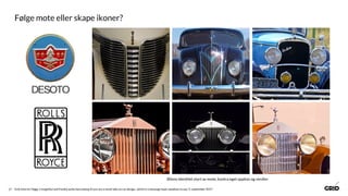 17 Grid internt/ Higgy´s insightful and frankly quite fascinating (if you are a nerd) take on car design...which is a heeu...