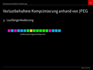 Bildkompressionsverfahren (JPEG, TIFF)