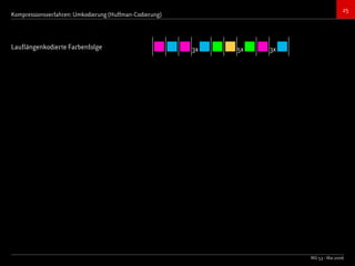 Bildkompressionsverfahren (JPEG, TIFF)