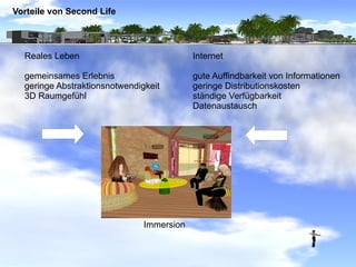 Bildung In Second Life