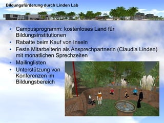 Bildung In Second Life