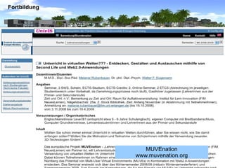 Bildung In Second Life