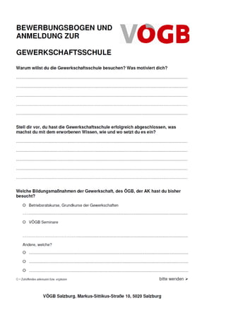 GPA-djp Salzburg - Bildungsprogramm 2012-2.Teil