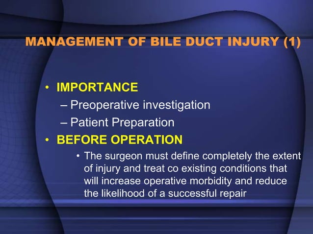 Picture of BILE DUCT INJURY 09-05.ppt