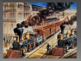 Maria fumaça a vapor