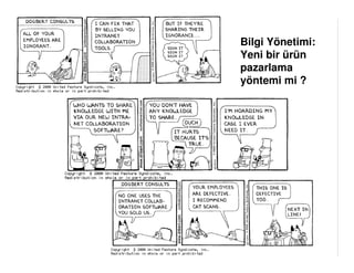 Bilgi Yönetimi:
Yeni bir ürün
pazarlama
yöntemi mi ?
 