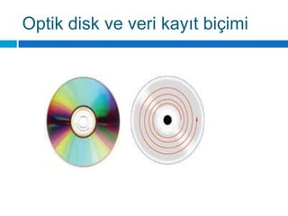 Optik disk ve veri kayıt biçimi