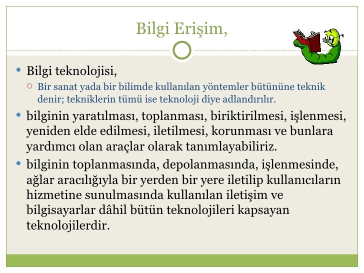 Bilgi teknolojisi nedir Bilgi teknolojisi nedir