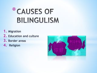 *
1. Migration
2. Education and culture
3. Border areas
4. Religion
 