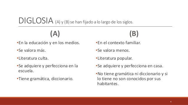 Escriba La Diferencia Entre Diglosia Y Bilingüismo<script async src=