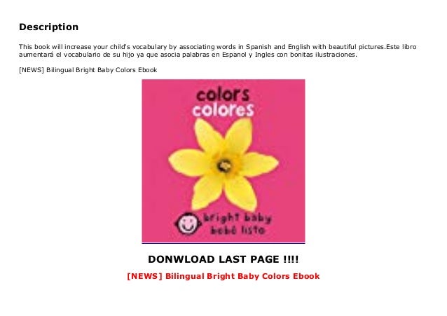 News Bilingual Bright Baby Colors Ebook