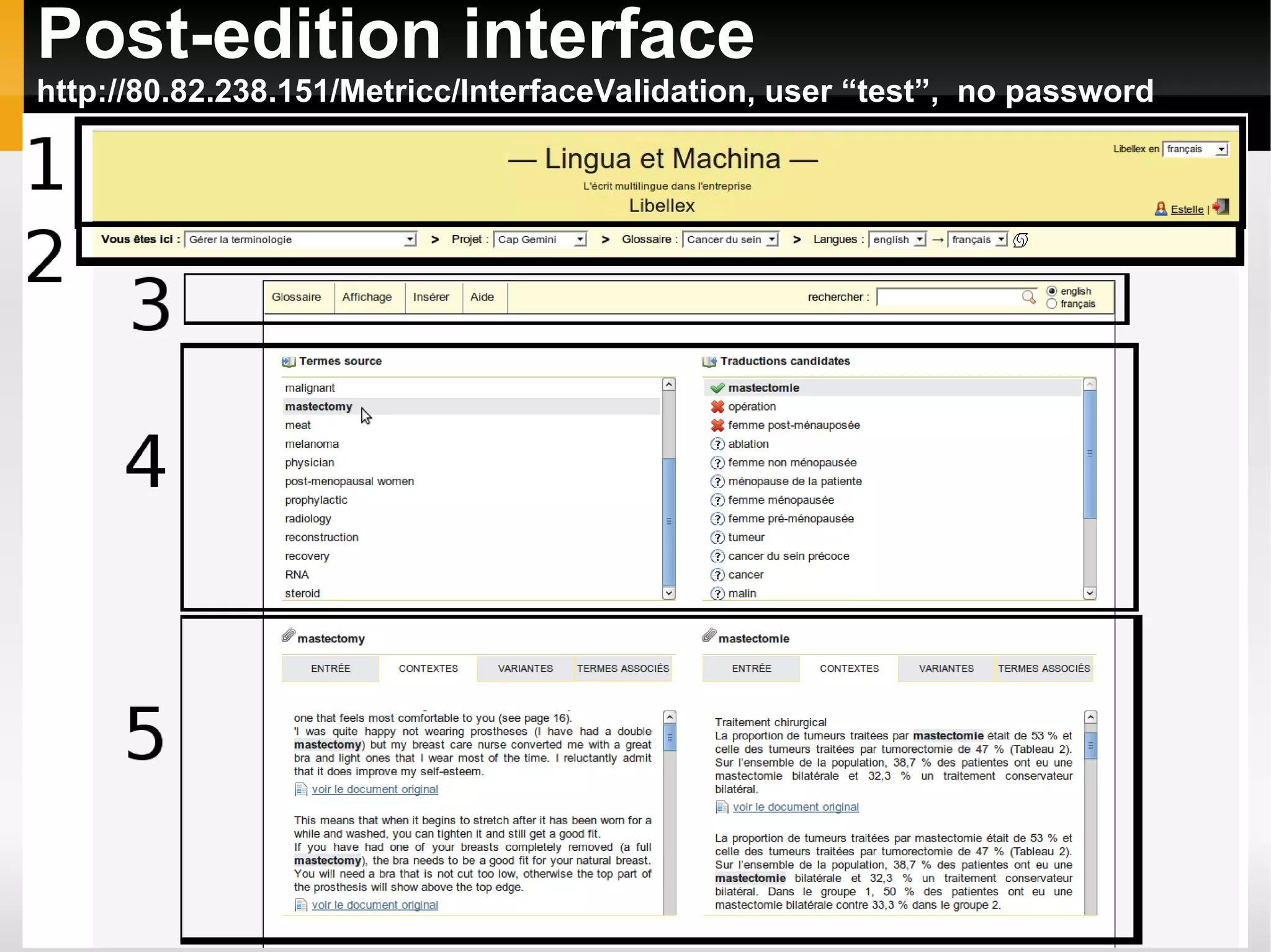 Post-edition interface
http://80.82.238.151/Metricc/InterfaceValidation, user “test”, no password

11/23

 