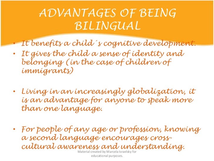 Bilingual education essay