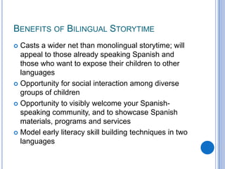 Bilingual Storytime At Your Biblioteca Bilingual Storytime At Your Biblioteca