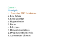 Excessive Rbc Breakdown Bilirubin metabolism | PPTX