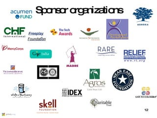 Sponsor organizations 