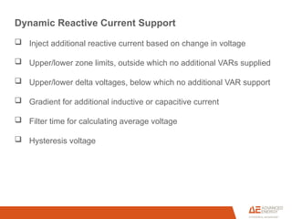 Dynamic Reactive Current Control Bill-Randle-AE-SunSpec-Inverter-Controls-Status.pptx