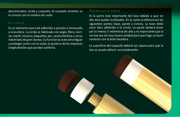 Partes De Un Palo De Billar