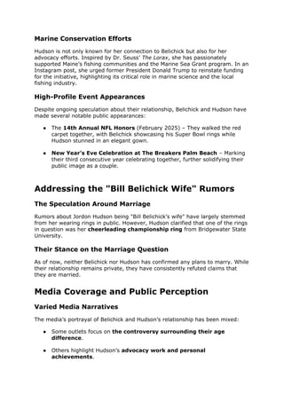 Bill Belichick's Relationship with Jordon Hudson_ The Truth Behind the