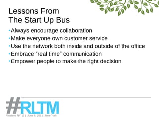Bill Brister_Lessons from the Start Up Bus Workshop at #RLTM NY 11