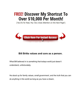 Bill Britt Amway Review. | PDF
