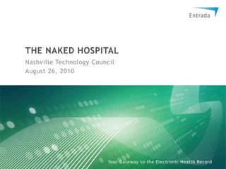 The Naked Hospital Nashville Technology Council August 26, 2010 