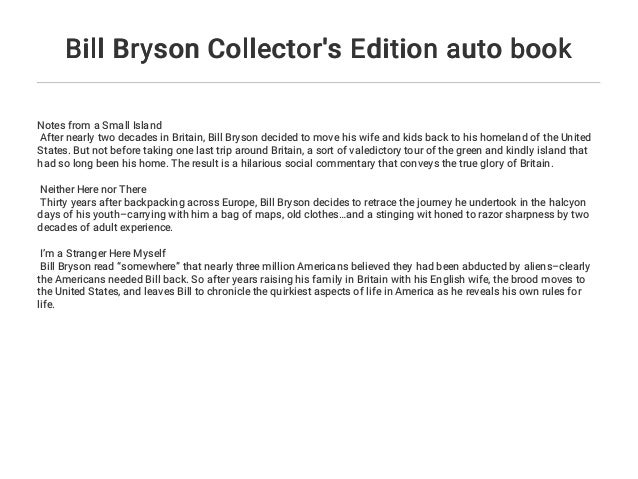 17+ Bill Bryson Notes From A Small Island Map Pictures