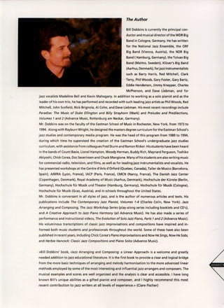 Bill Dobbins - Jazz arranging and composing