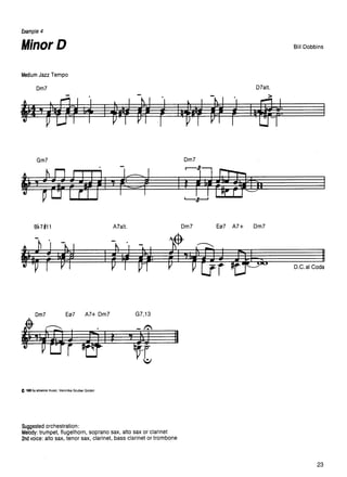 Bill Dobbins - Jazz arranging and composing