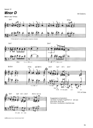 Bill Dobbins - Jazz arranging and composing