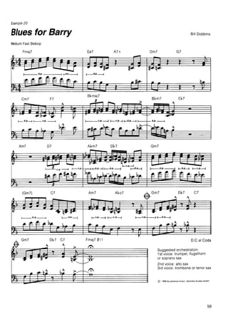 Bill Dobbins - Jazz arranging and composing