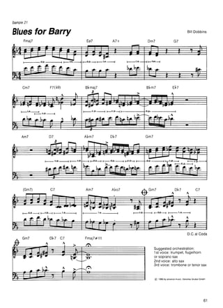 Bill Dobbins - Jazz arranging and composing