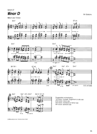 Bill Dobbins - Jazz arranging and composing