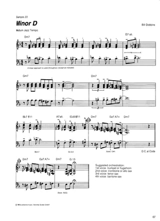 Bill Dobbins - Jazz arranging and composing