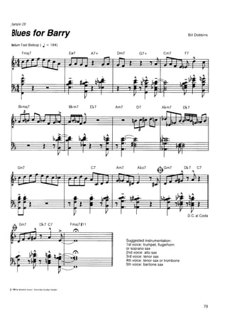 Bill Dobbins - Jazz arranging and composing