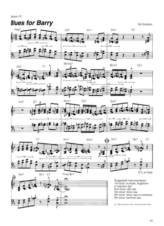 Bill Dobbins - Jazz arranging and composing