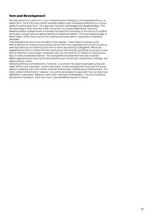 Bill Dobbins - Jazz arranging and composing