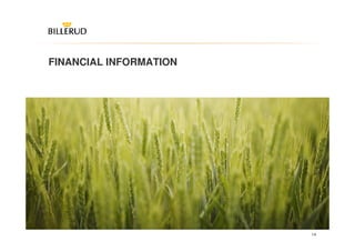 FINANCIAL INFORMATION




                        14
 