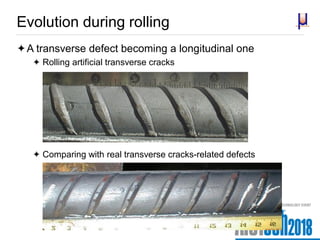 Billet defects - transverse cracking formation prevention and evolution ...