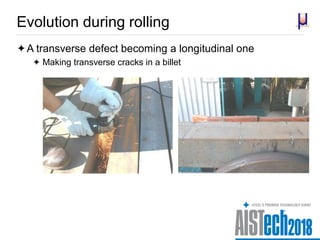 Billet defects - transverse cracking formation prevention and evolution ...