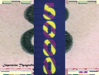 Ventana Compleja
Elemento Optico Dinamico
Hilo de Seguridad Impresión off-setRegistro PerfectoImpresión Calcografica
Impresión Calcograica
Impresión off-set
Marca Tactil
Microletras Microletras
Microletras MiniletrasMicroletras
Miniletras
Microletras
MicroletrasImpresión Calcografica
Microletras
Microletras
Microletras y
Miniletras
Impresión Tipografica
 