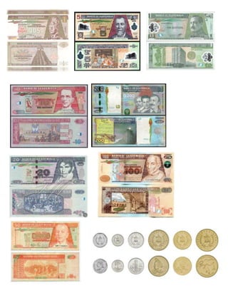 Billetes y monedas de guatemala