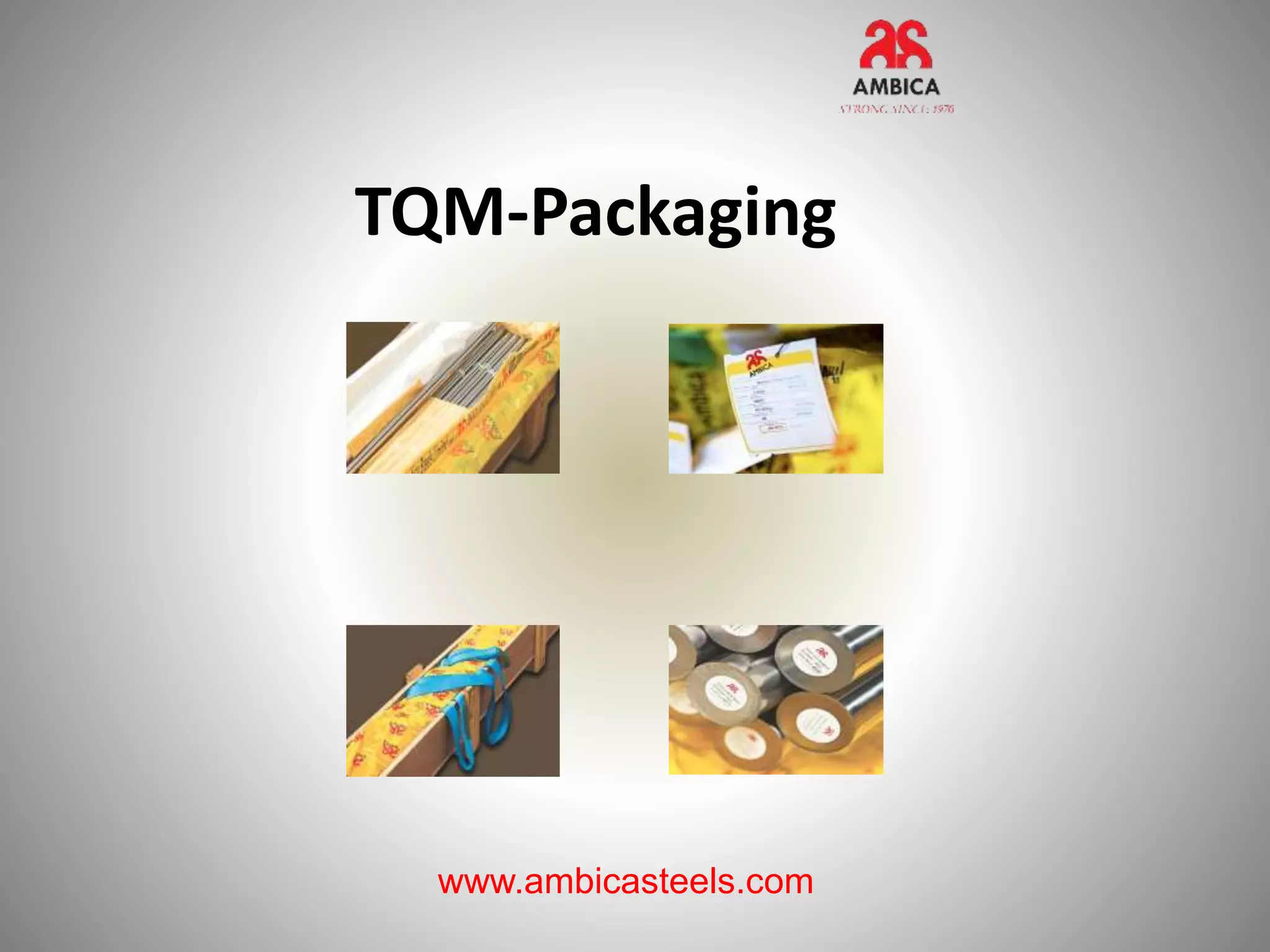 TQM-Packaging
www.ambicasteels.com
 