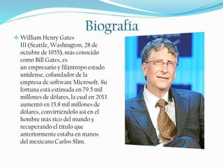 biografía de bill gates resumen biografía de bill gates resumen