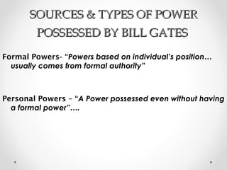 Bill gates leadership style