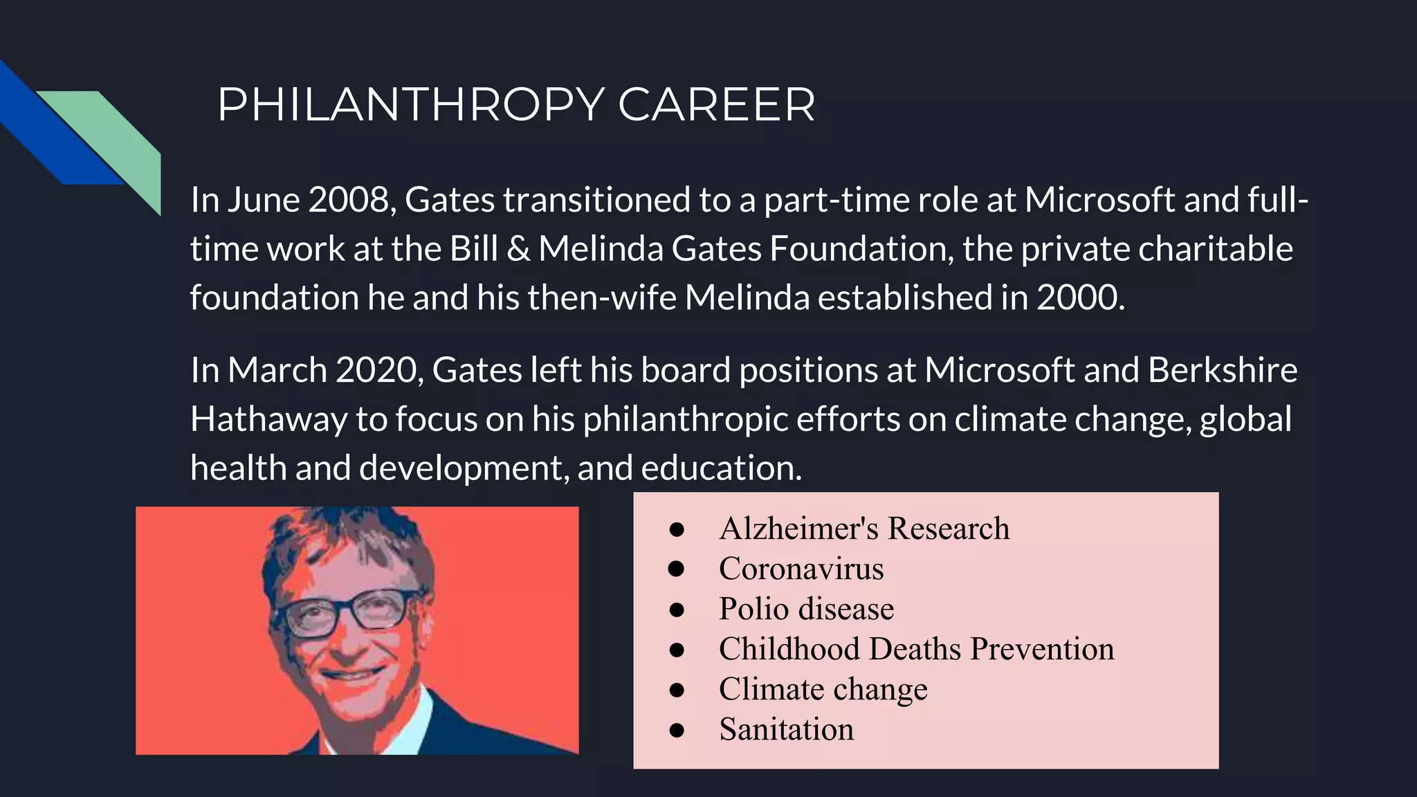 BILL GATES The Philanthropist.pptx | Business and Finance
