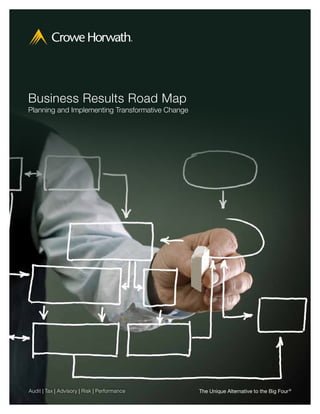 Business Results Road Map
Planning and Implementing Transformative Change




Audit | Tax | Advisory | Risk | Performance       The Unique Alternative to the Big Four ®
 