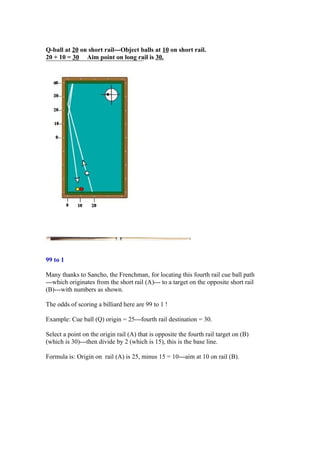 Billiards instruction lâm quang tuấn | DOC
