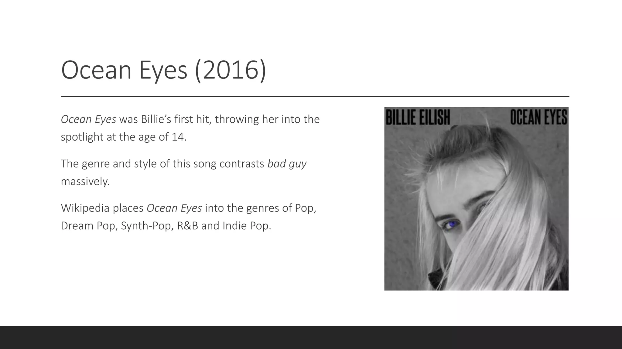 Billie eilish genre | PPT